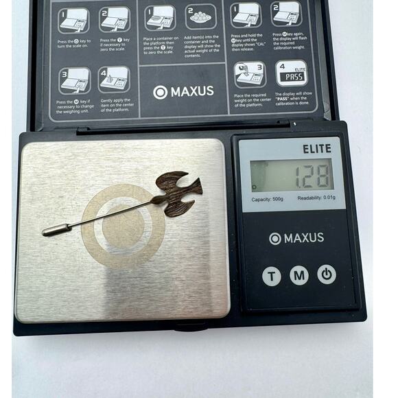 Vintage Stuart Nye Sterling Silver Bird Stick Pin Arts & Crafts Dove Lapel Pin - Picture 8 of 8